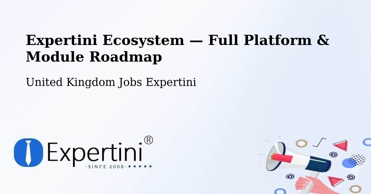 Expertini Ecosystem — Full Platform & Module Roadmap – Tycroes